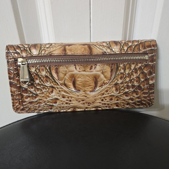 NEW Brahmin Ady Leather Wallet - Color: Luggage Brown - Picture 2 of 7